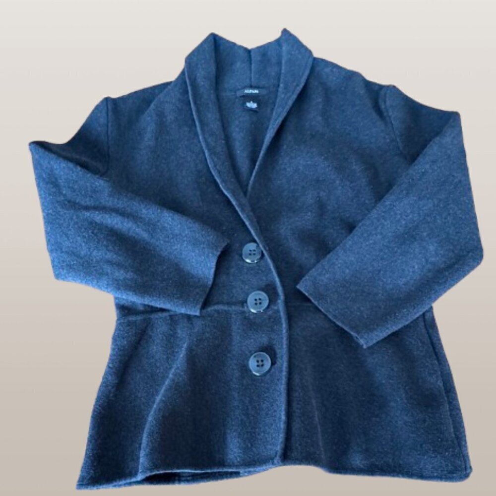 (Z7) Alfani blazer cardigan - Dark grey Size Small